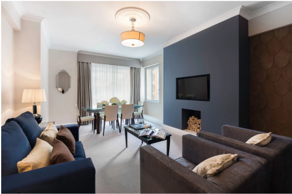 Executive One Bedroom Apartment with Street View