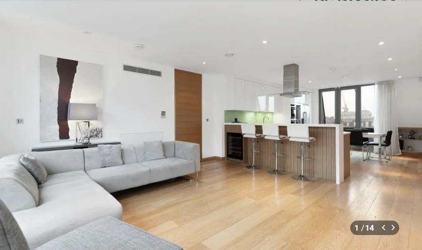 Sackville Street, Mayfair W1 – 3 Bedroom Apartment with Four Balconies – £1,825 pw