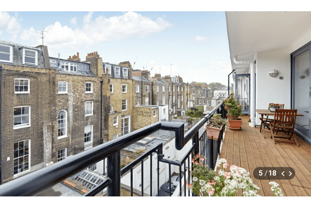 North Mews, Bloomsbury WC1 – 3 Bedroom Penthouse To Let – £1,700 per week