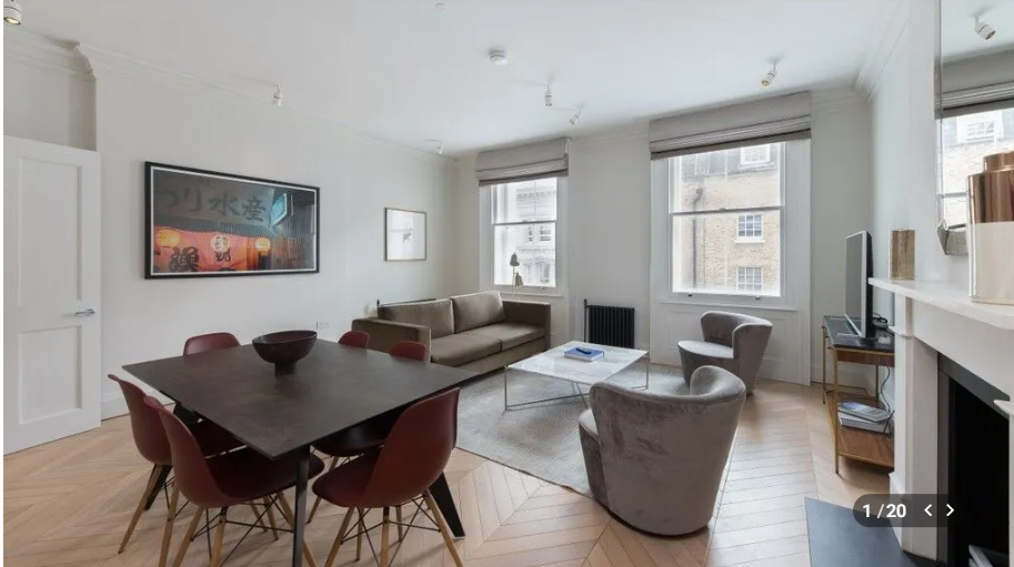 King Street, Covent Garden WC2 – 1,076 sq ft – £1,550 per week