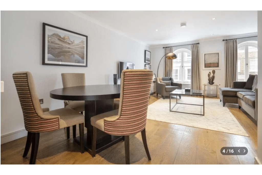 King Street, Covent Garden WC2 – 2 Bedroom Duplex Apartment to Rent – £1,250 pw