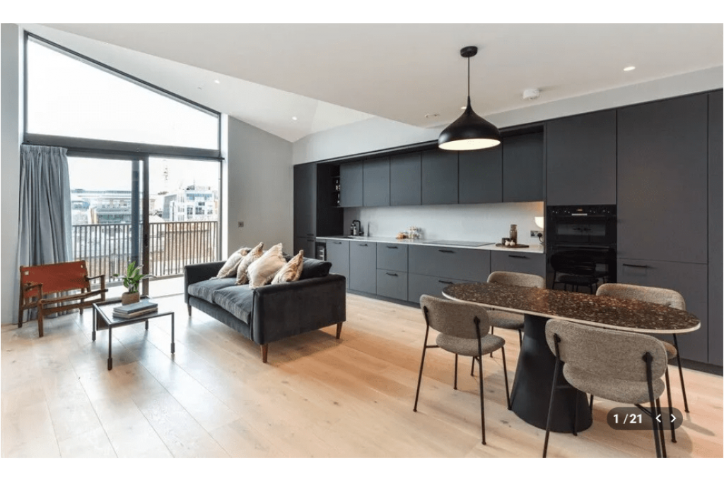 1 Bedroom Loft Apartment to Rent – Carnaby, London W1