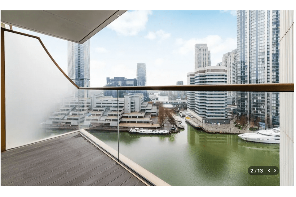 1 Bedroom Apartment to Rent – One Park Drive, Canary Wharf, London E1