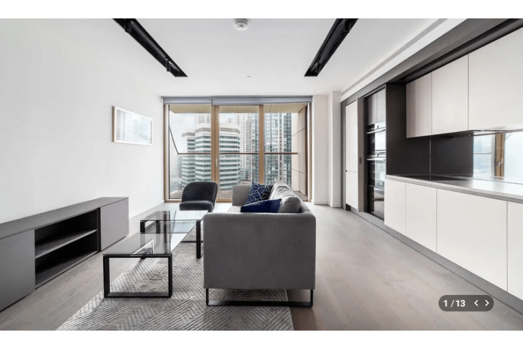 1 Bedroom Apartment to Rent – One Park Drive, Canary Wharf, London E1