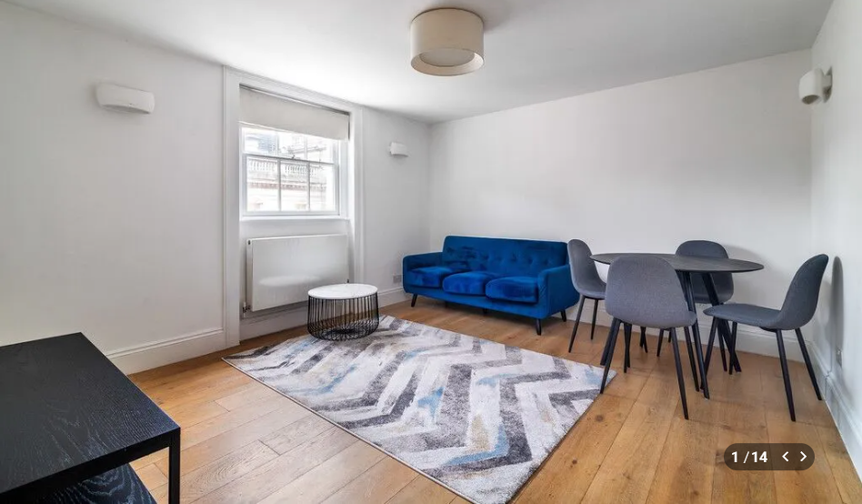 Bow Street, Covent Garden WC2 – 1 Bed Apartment – £700 pw – To Let