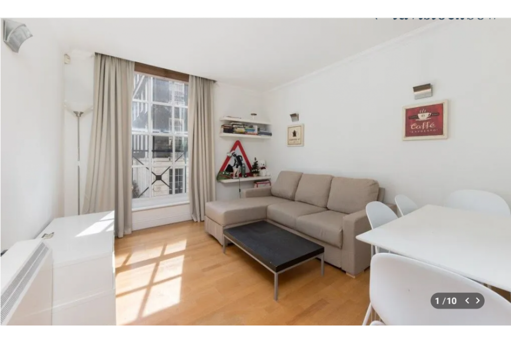 John Adam Street, Covent Garden WC2 – 1 Bed Apartment – £595 pw – Let Agreed