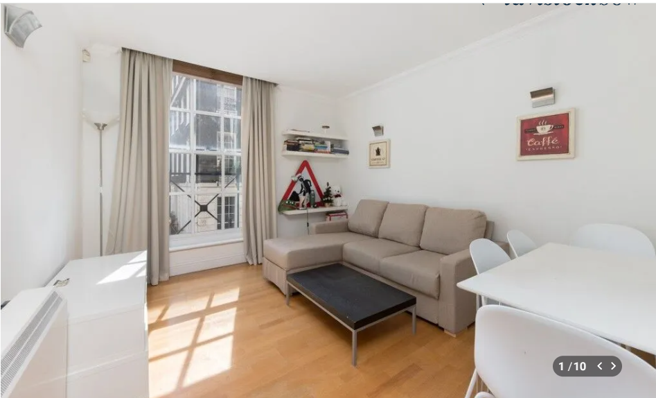 John Adam Street, Covent Garden WC2 – 1 Bed Apartment – £595 pw – Let Agreed