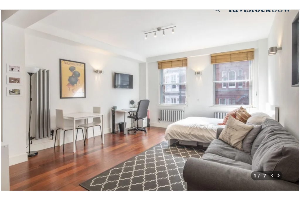 St Martin's Lane, Covent Garden WC2 – Studio Apartment – £550 pw – To Let
