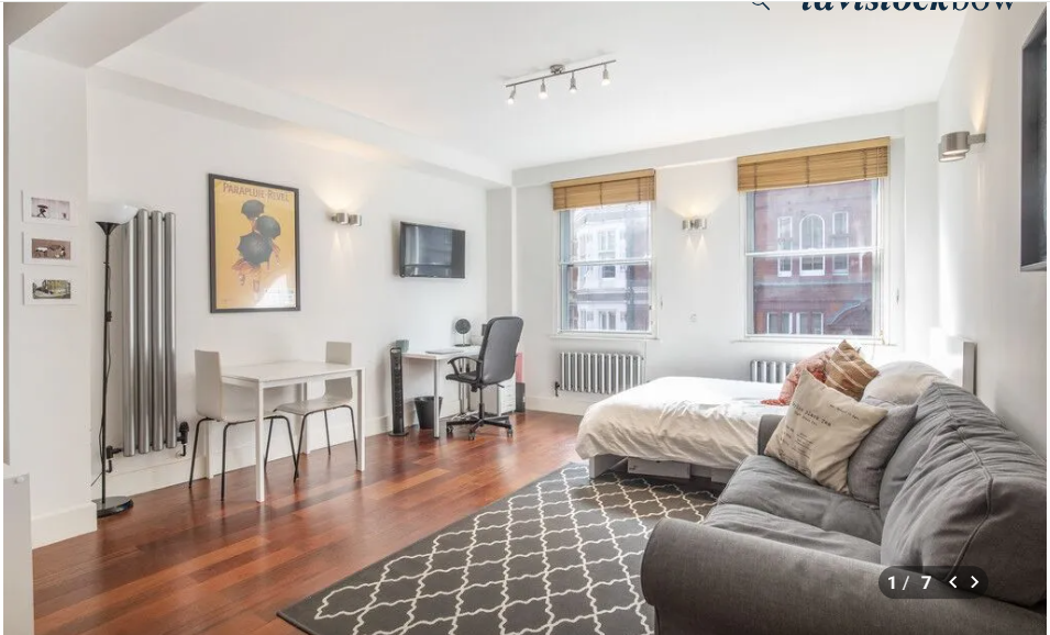 St Martin's Lane, Covent Garden WC2 – Studio Apartment – £550 pw – To Let