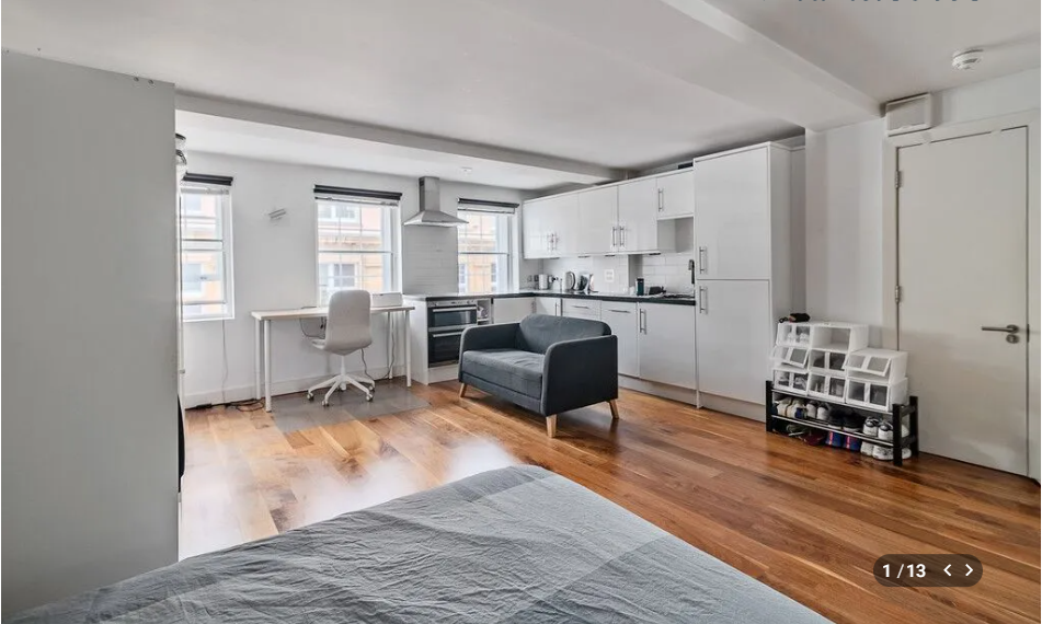 Berwick Street, Soho W1 – Studio Apartment – £500 pw – Let Agreed