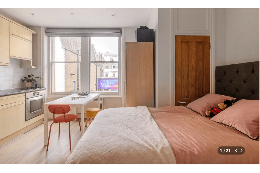 Charing Cross Road, Covent Garden WC2 – Studio Apartment – £415 pw – Let Agreed
