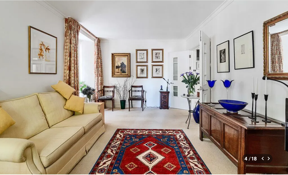 Villiers Street – South Facing 2 Bedroom Flat Overlooking Embankment Gardens for Sale – £1,000,000