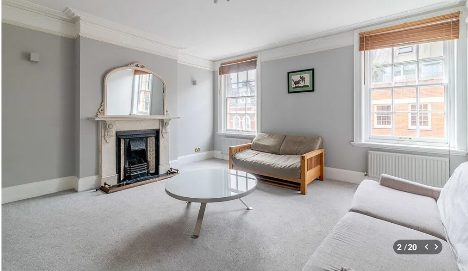 James Street, Covent Garden WC2 – £999,950 – 2 Bed Mansion Flat For Sale