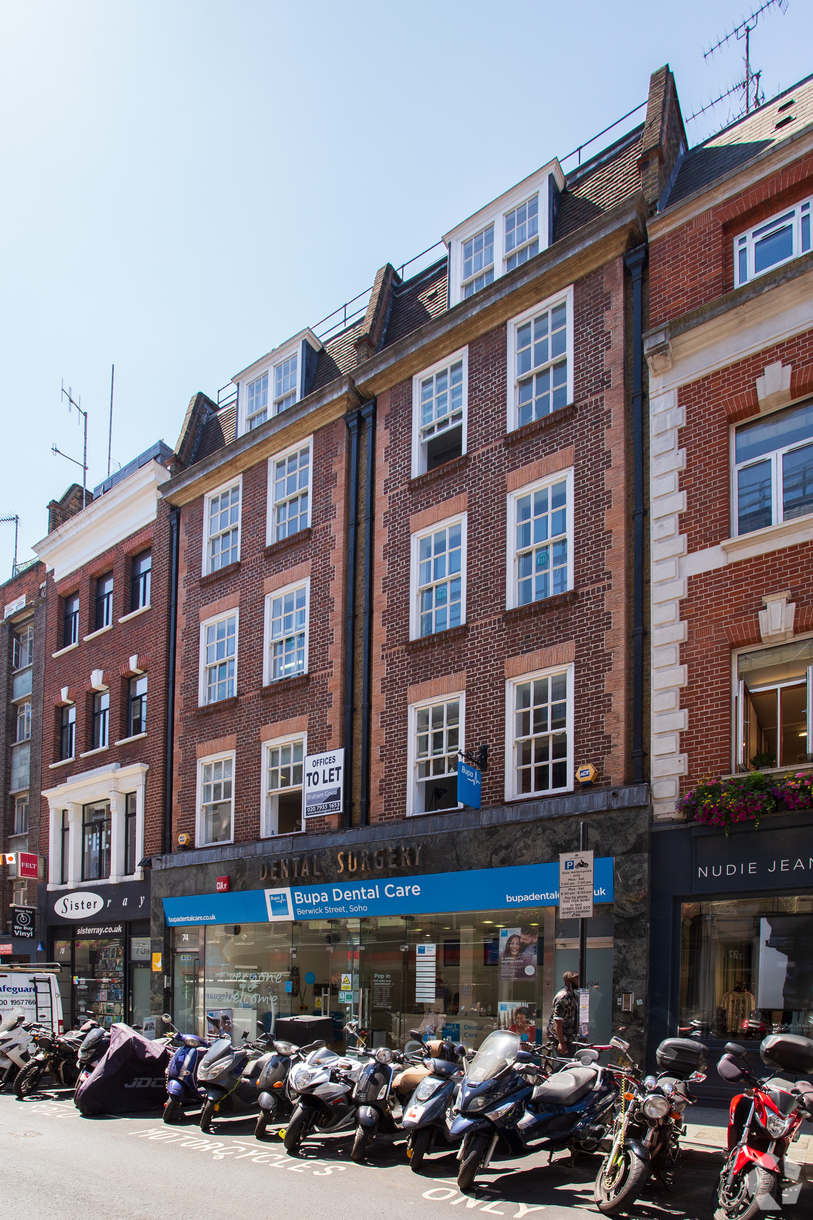 73-74 Berwick Street, Soho W1F – Office Unit For Lease – £58.00/sq ft