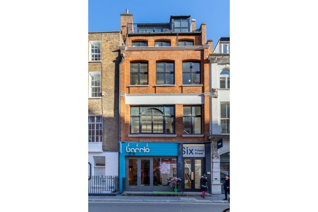 6-6A Poland Street, Soho, London W1F 8PT – 810 sq ft Office To Let – £97.50/Sq ft