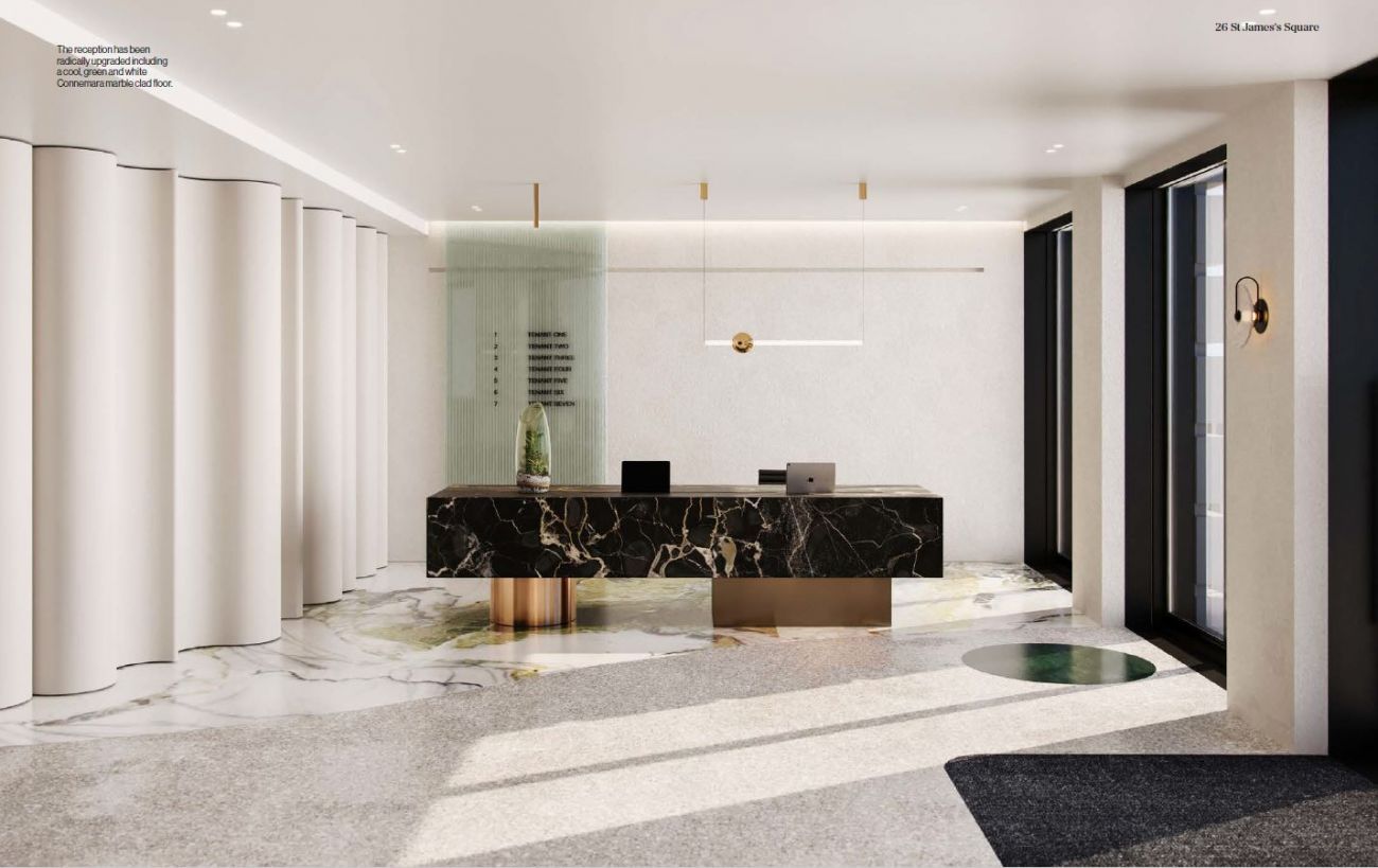 26 St. James's Square – Prime Office Space Available – 3,856 sq ft – £195 per sq ft