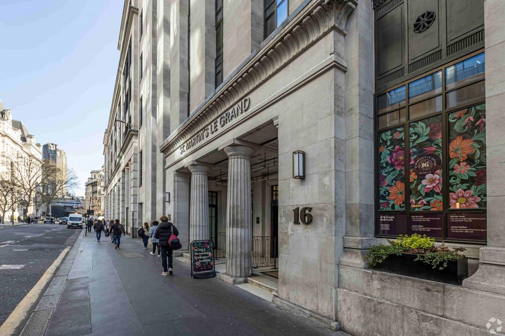 For Lease – 16 St Martins Le Grand – St Martins House – Office Space –