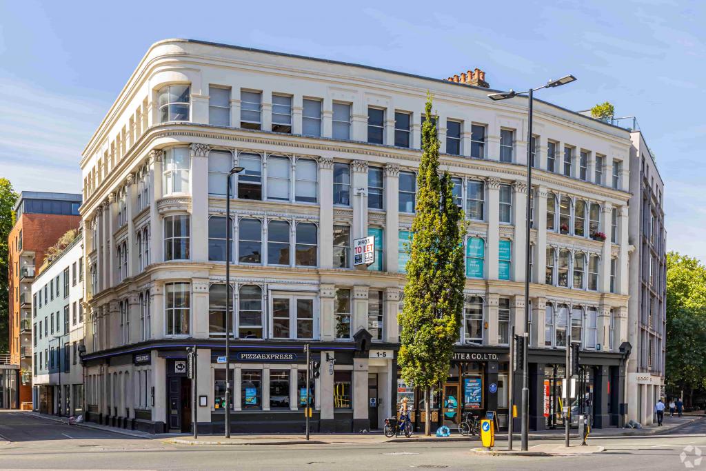 1-5 Clerkenwell Road, London EC1M 5PA – Office Space for Lease – 17,572 sq ft