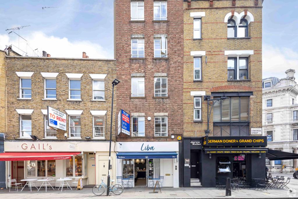 1 Cowcross Street, London EC1M 6DR – Office Space for Lease – 1,234 sq ft