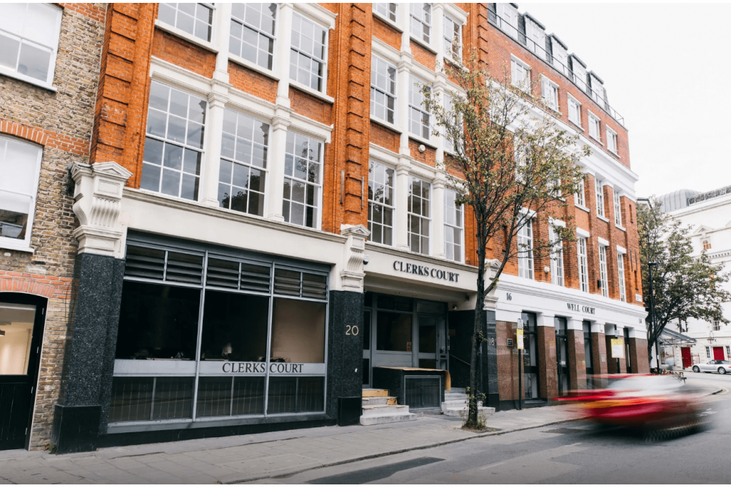 18-20 Farringdon Ln – Clerks Court – 17,171 sq ft Office Space for Lease