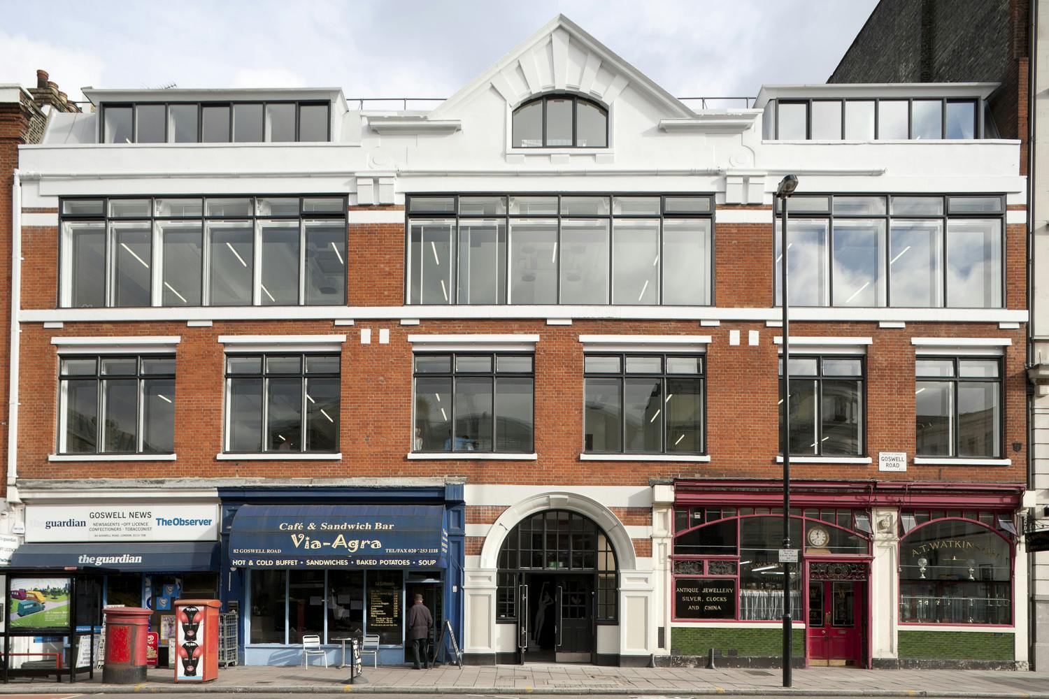 80 Goswell Rd – Office Space for Lease – 7,861 sq ft – £72.50 per sq ft – Clerkenwell