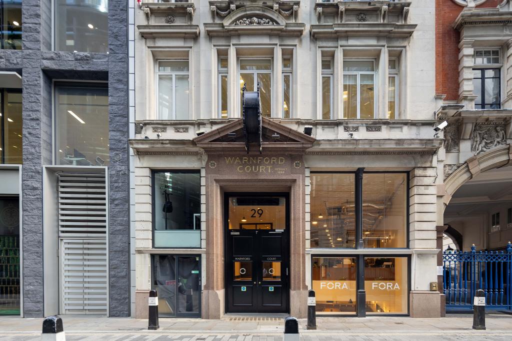 29 Throgmorton Street–Warnford Court–Office Space for Lease–112,757 sq ft–City Core North,