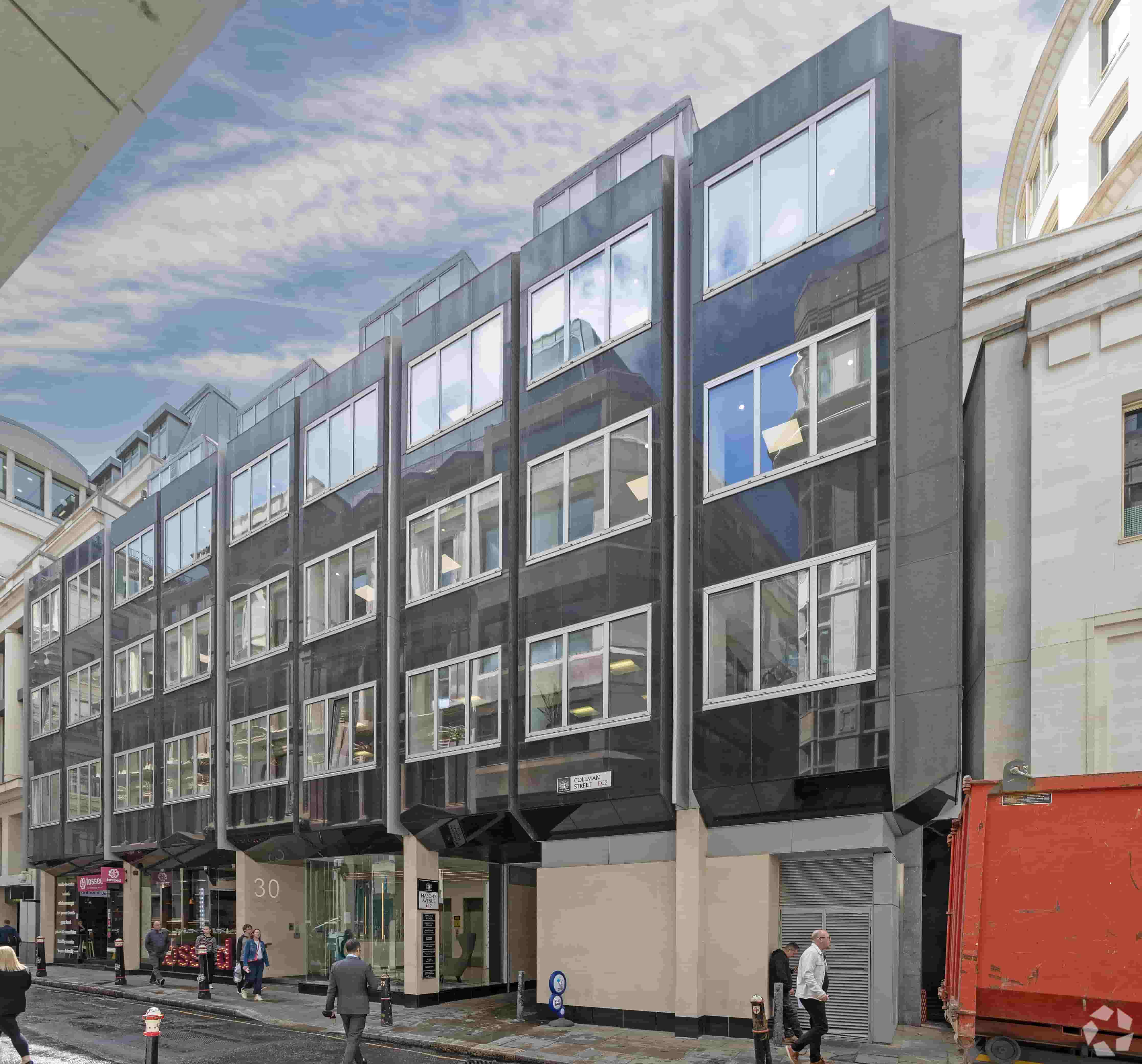 30-38 Coleman Street – Office Space for Lease – 26,677 sq ft – City Core North, London