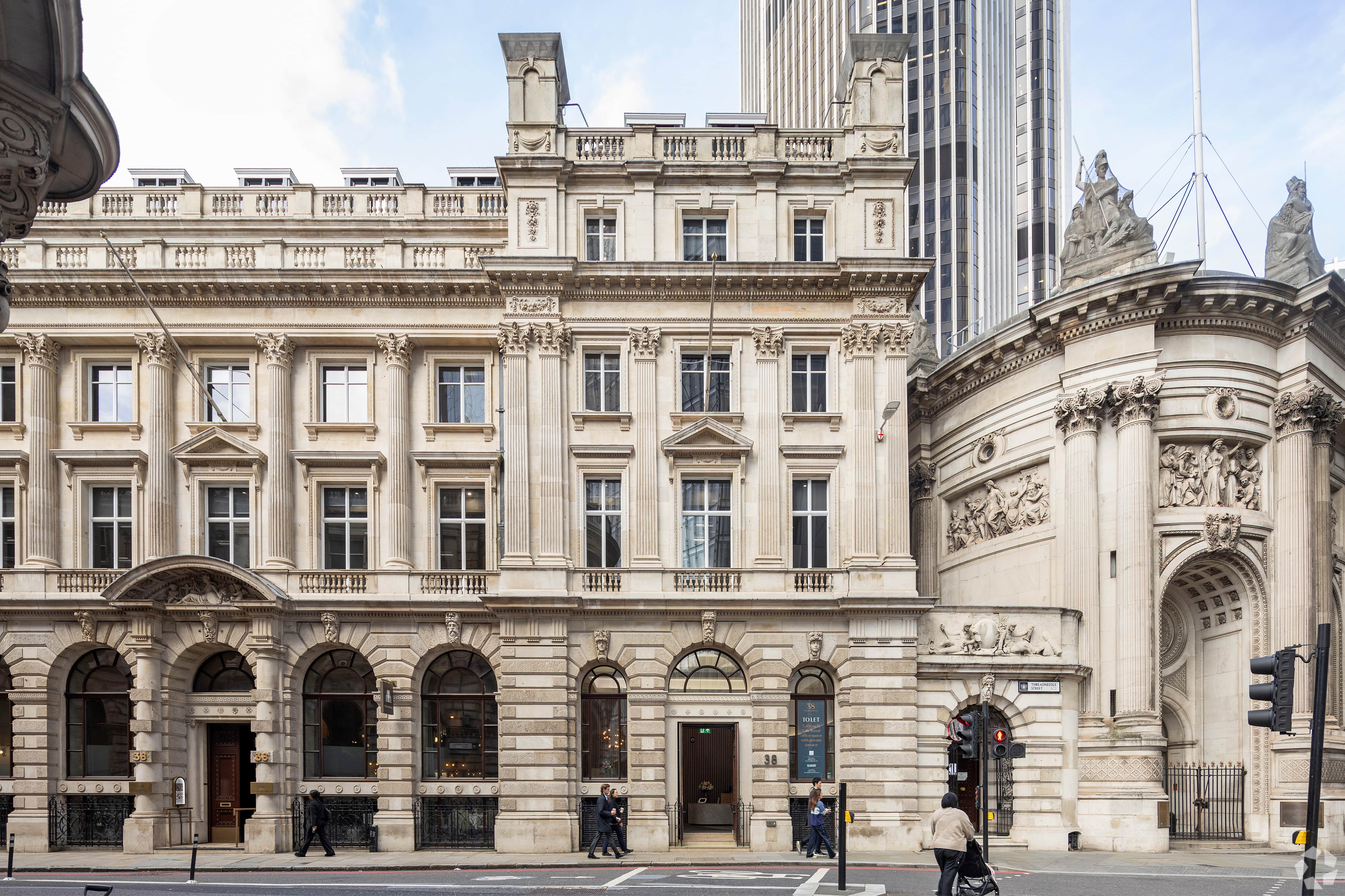 38 Threadneedle St – Office Space for Lease – 29,664 sq ft – City Core North, London
