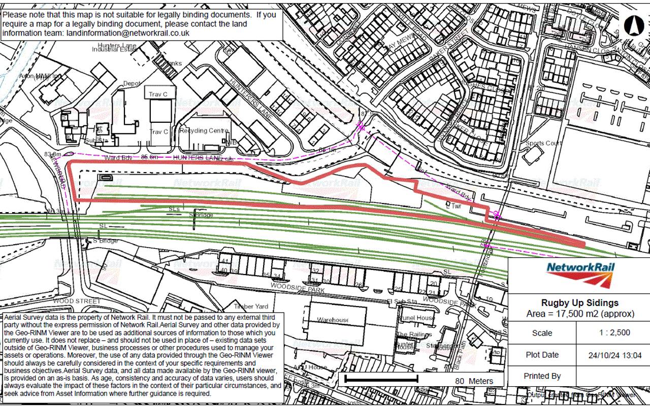 Hunters Lane Depot – Rail Freight Site for Lease – Rugby, CV21 1EA