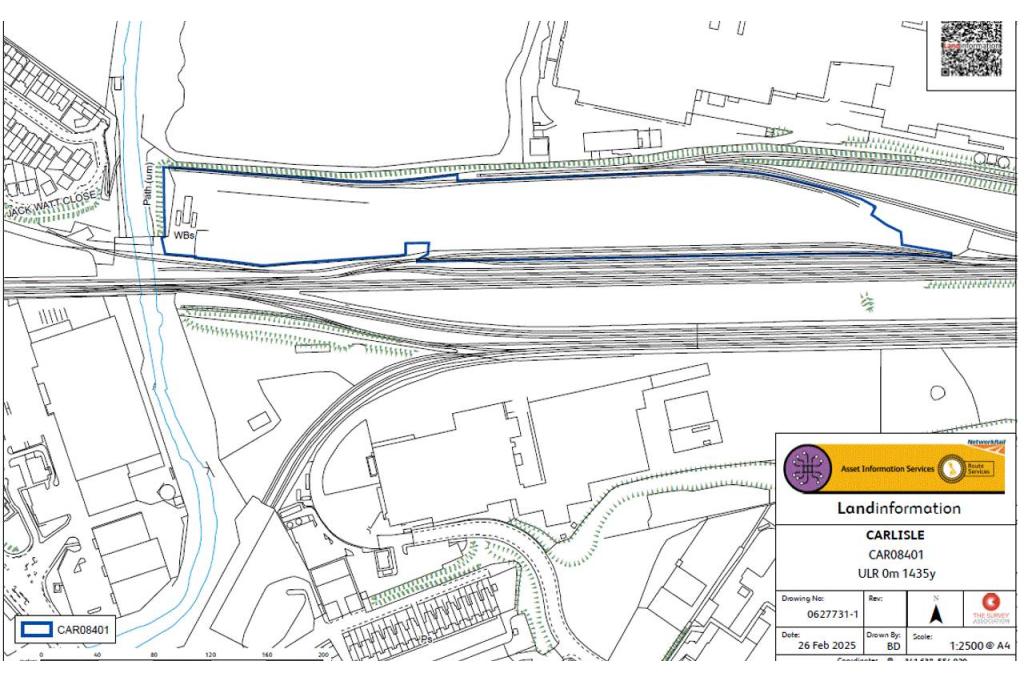 London Road Yard – Rail Freight Site for Lease – 296,007 sq ft – Carlisle,