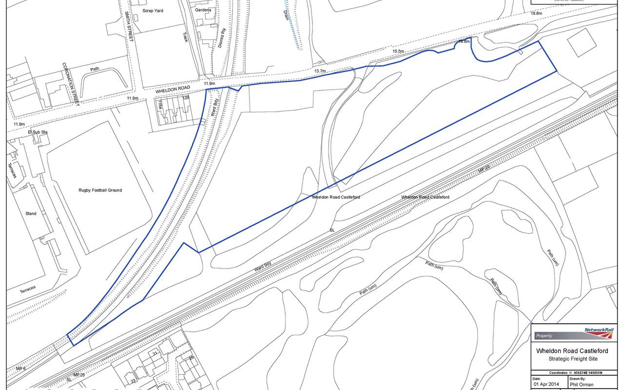 Wheldon Road – Rail Freight Site – 343,000 sq ft – Castleford, WF10