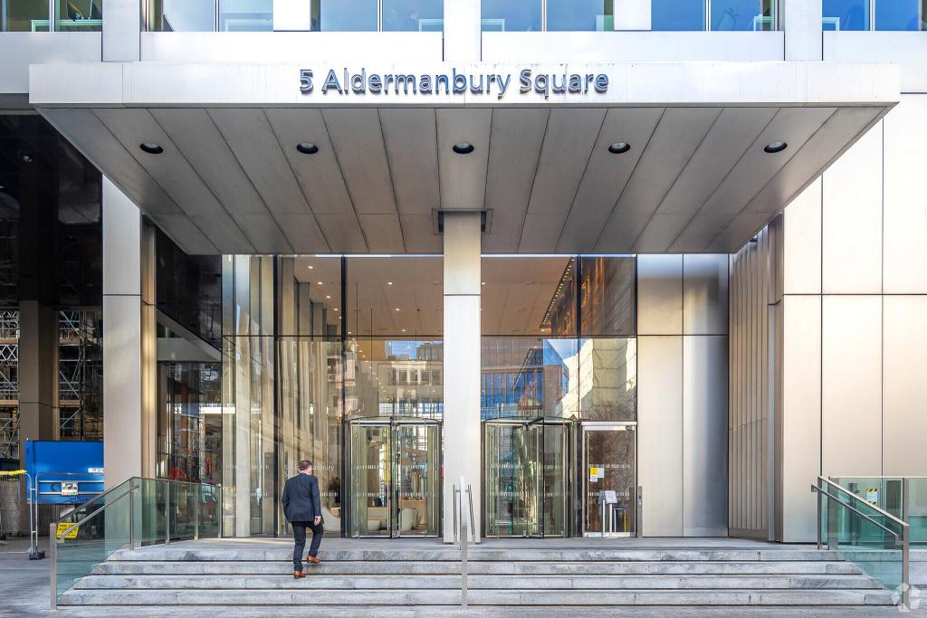 5 Aldermanbury Square – Office Space for Lease – City of London EC2V 7HR
