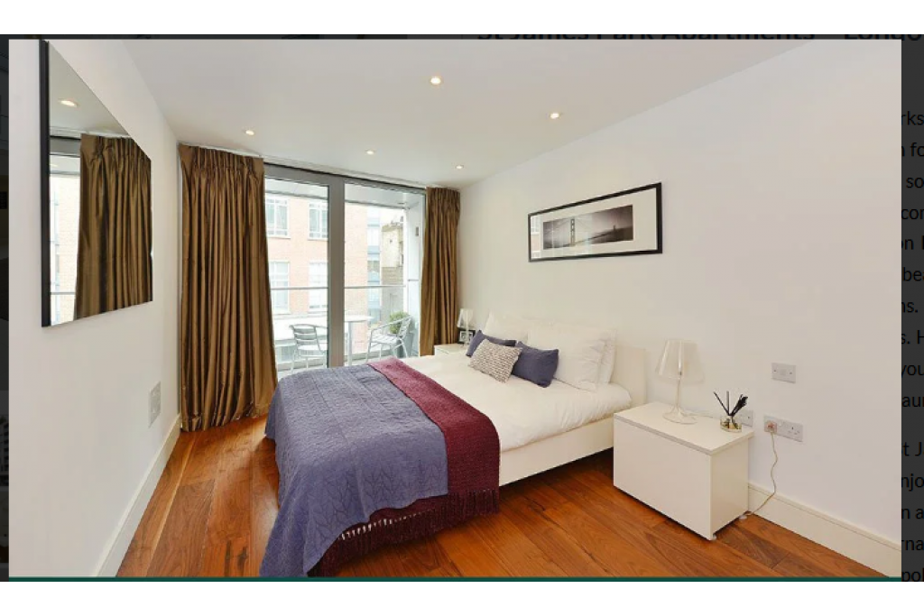 St James Park Apartments – London Accommodation Near Royal Parks