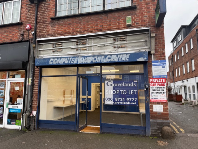 Ground Floor Lock-Up Shop to Let – 123 High Street, Edgware, HA8 7DB