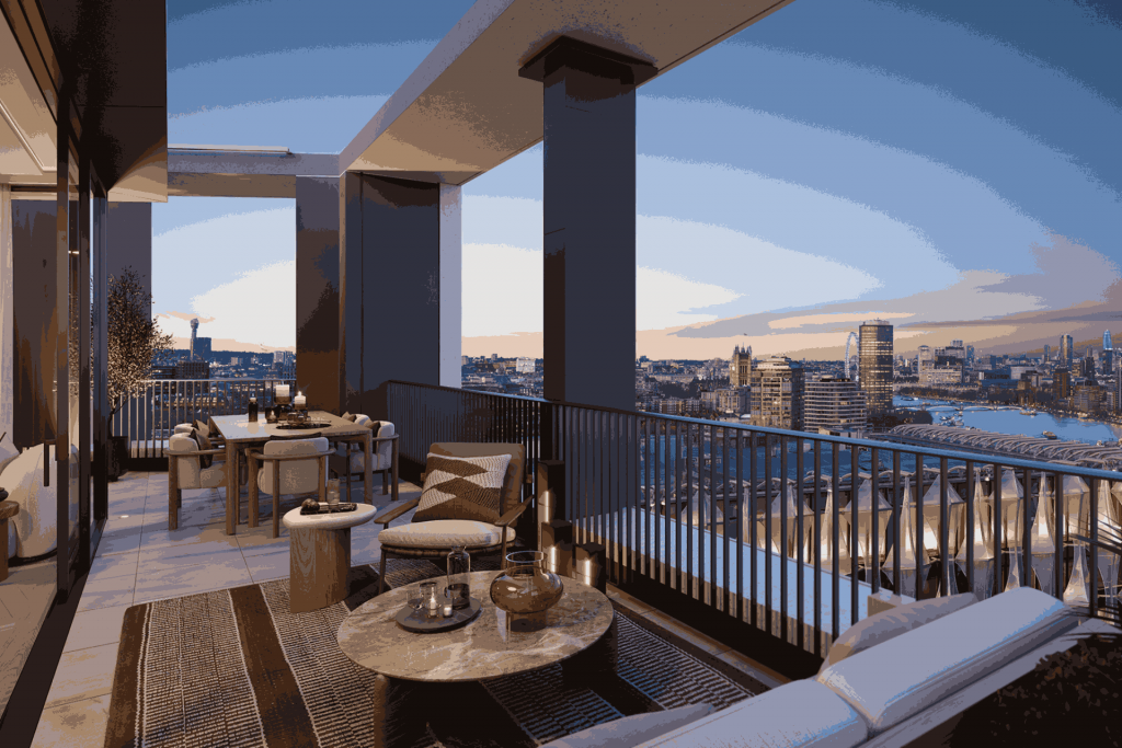 London Square Nine Elms - Last 3 Bedroom Duplex Penthouse Remaining