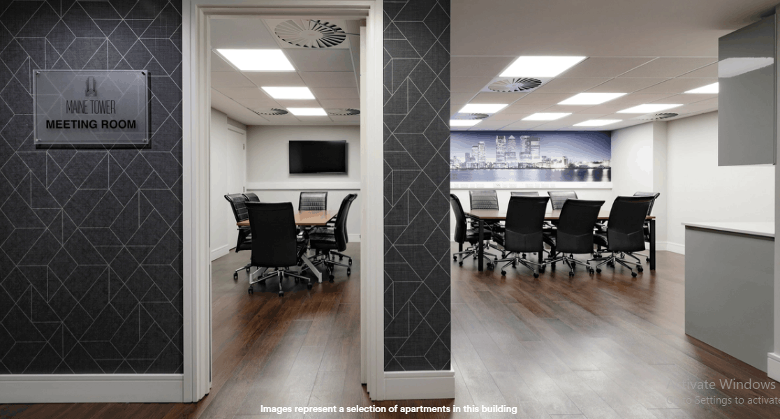 Maine Tower – Canary Wharf – 1 Bedroom Apartments