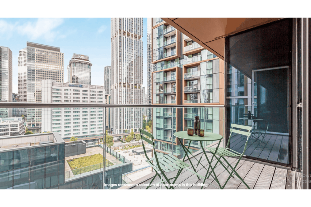 Maine Tower – Canary Wharf – 1 Bedroom Apartments