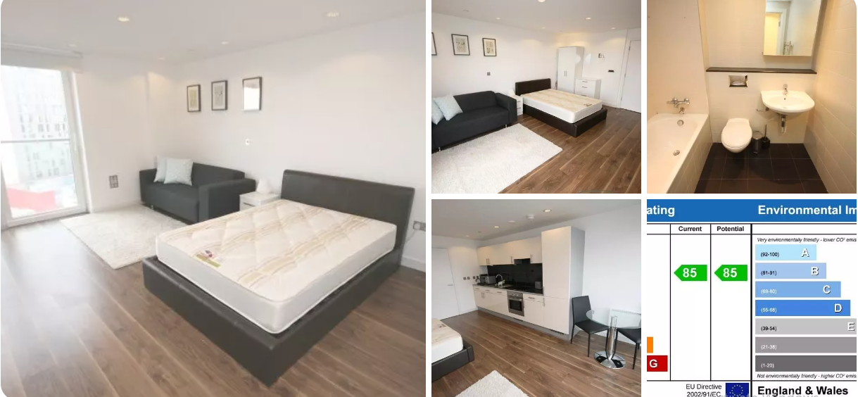 High-Yield Studio Investment in Salford Quays – £85,000 with 12.7% Gross Yield