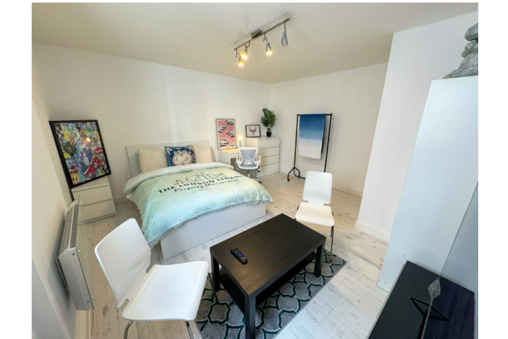 Stylish Riverside Room with Smart TV – Perfect for Professionals