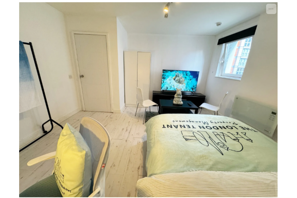 Stylish Riverside Room with Smart TV – Perfect for Professionals
