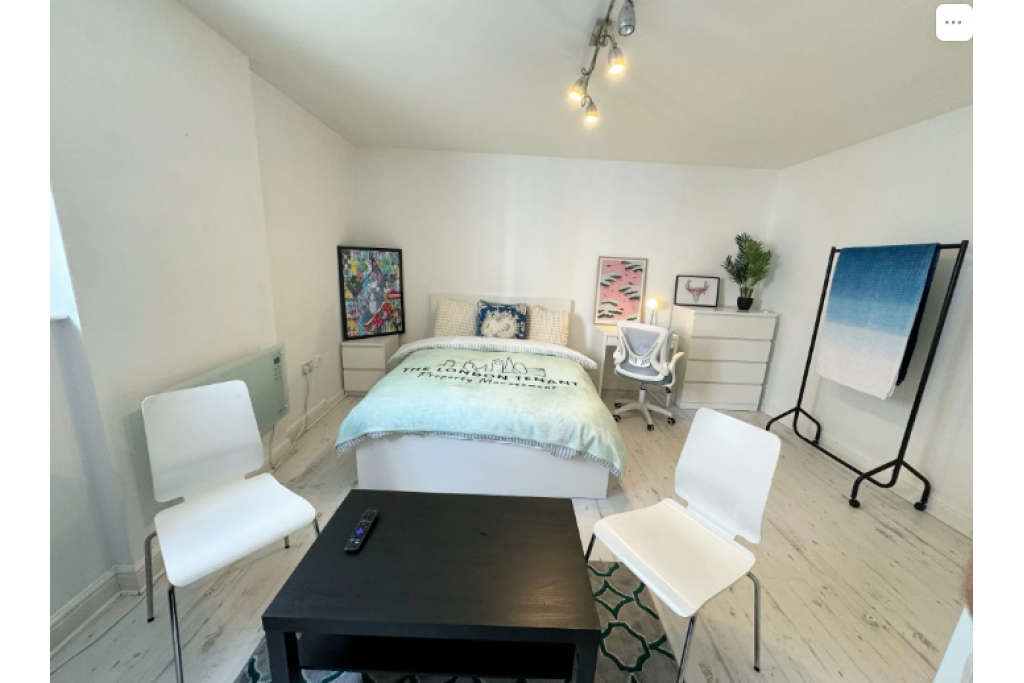 Stylish Riverside Room with Smart TV – Perfect for Professionals