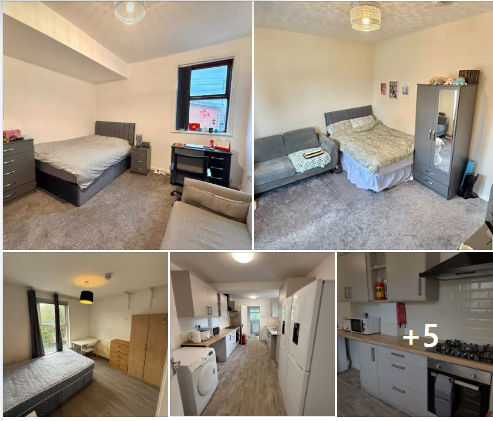 Double & Single Rooms Available – Modern HMO – Manchester M14
