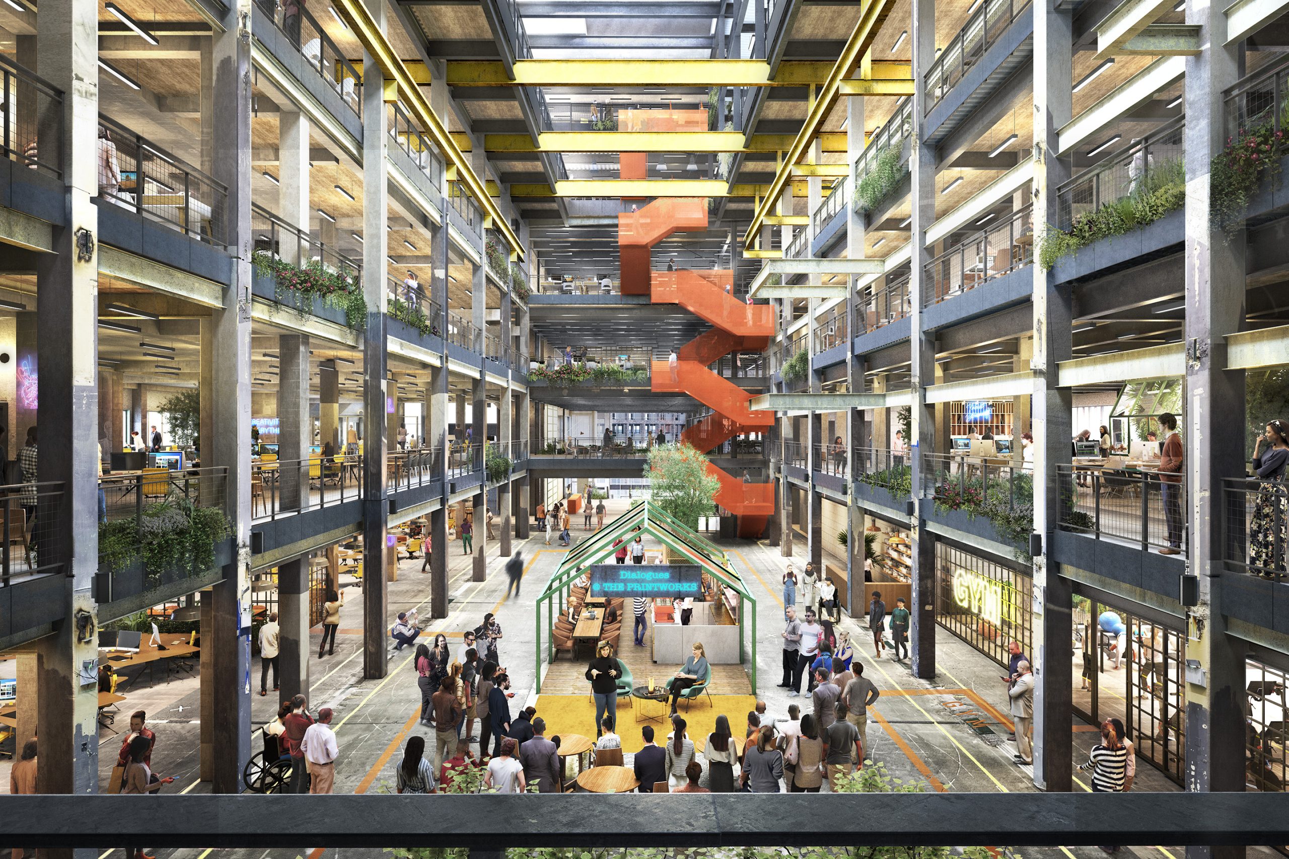 The Grand Press, Canada Water – A Monumental Workspace for Ambitious Enterprises