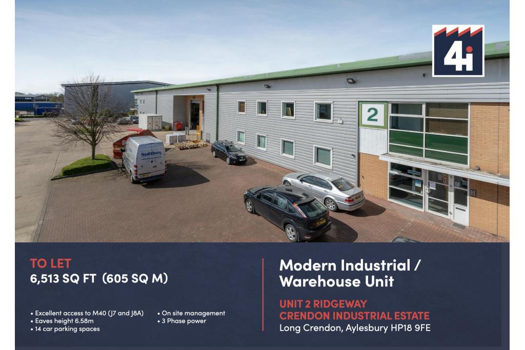 Ridgeway - Crendon Industrial Park, Long Crendon, Buckinghamshire HP18 9BF