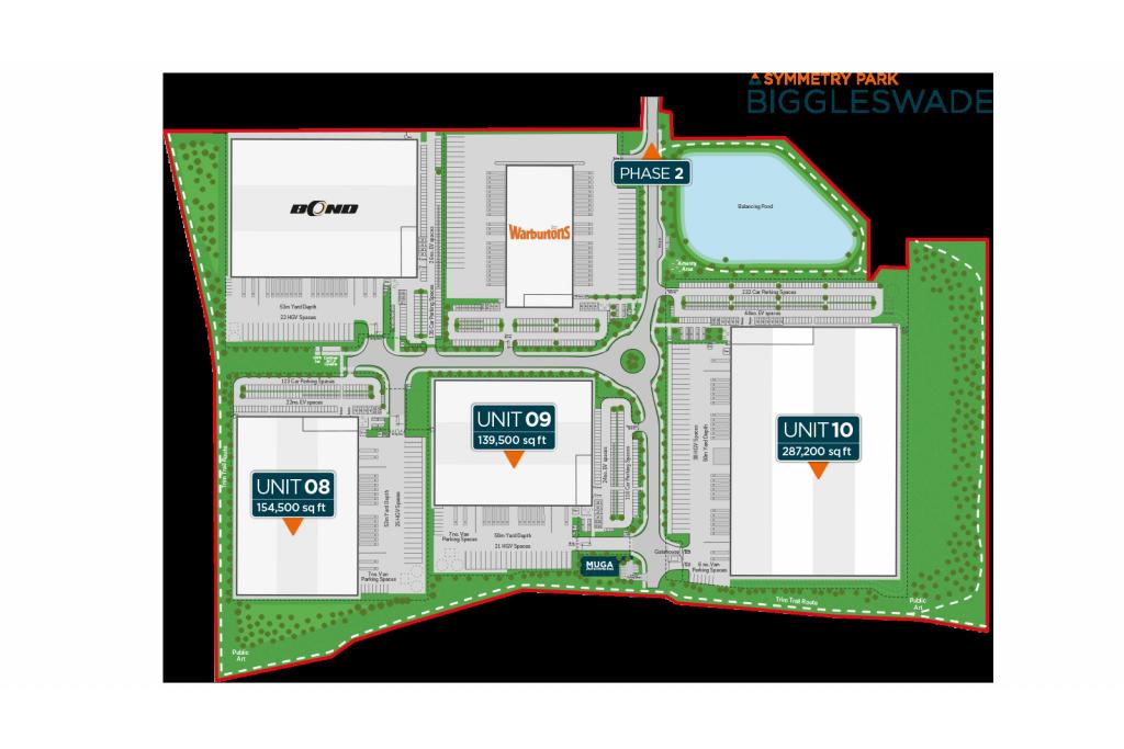 Pegasus Dr – Symmetry Park Biggleswade, Distribution, Biggleswade, Bedfordshire