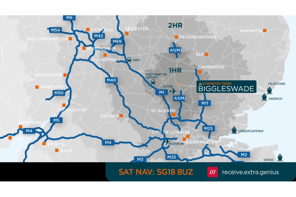 Pegasus Dr – Symmetry Park Biggleswade, Distribution, Biggleswade, Bedfordshire