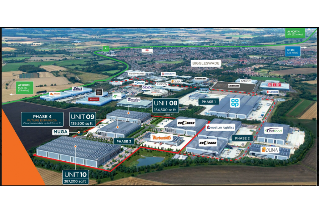 Pegasus Dr – Symmetry Park Biggleswade, Distribution, Biggleswade, Bedfordshire