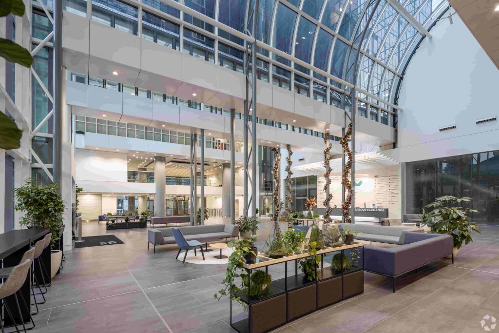 HX1 & 2 Harbour Exchange Square - Exchange Tower Office Space for Rent, Canary Wharf