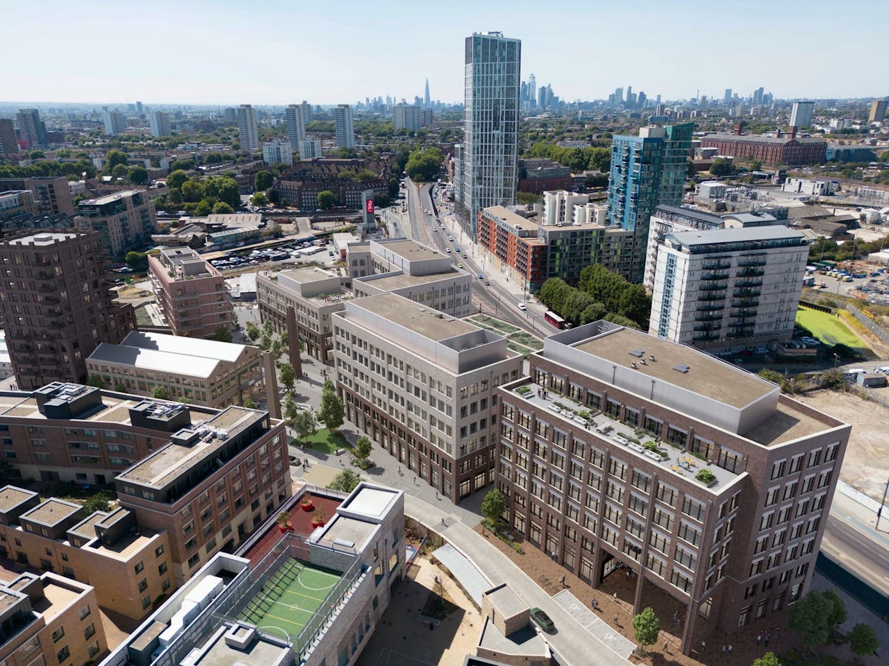 High St - Sugar House Island - Ink House Office Space, Stratford, London E15 2LD