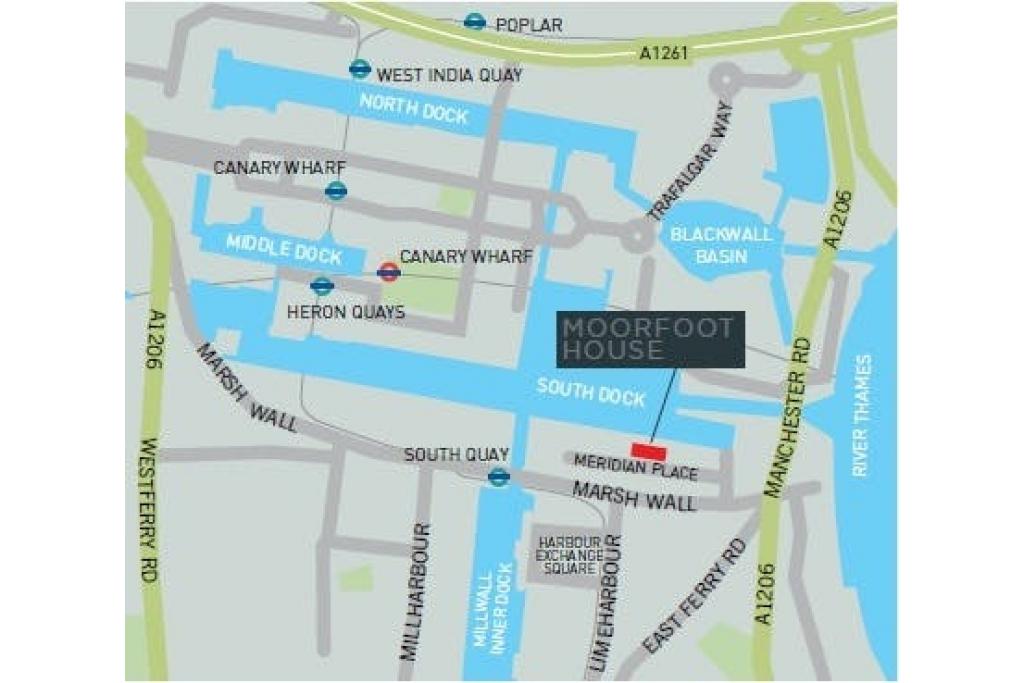 221 Marsh Wall - Moorfoot House Office Space for Rent, Canary Wharf, London E14 9FH
